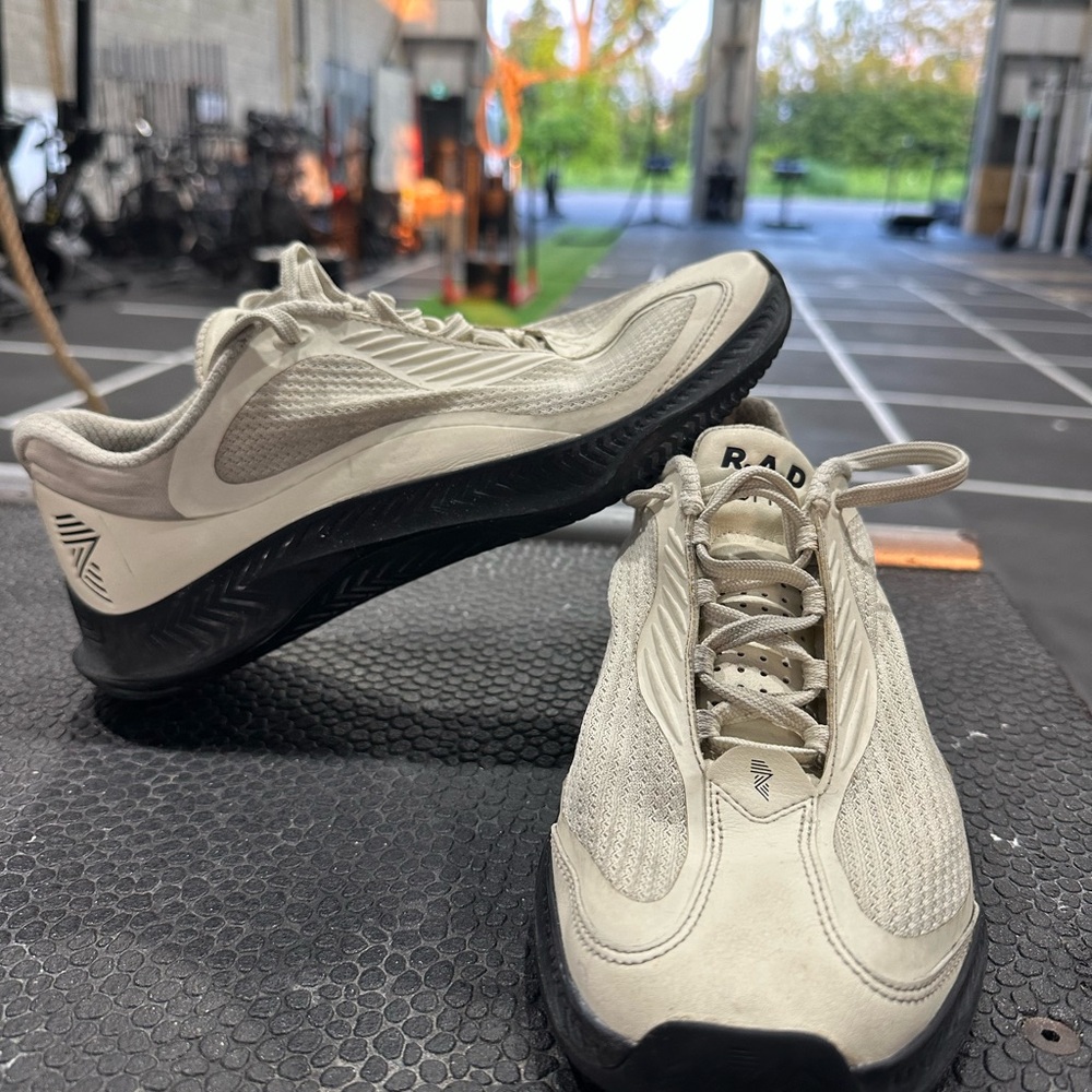 RAD Cream and Black Athletic Sneakers